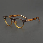 Fritz Vintage Acetate Glasses Frame Round Frames Southood Tea Tortoiseshell Gold